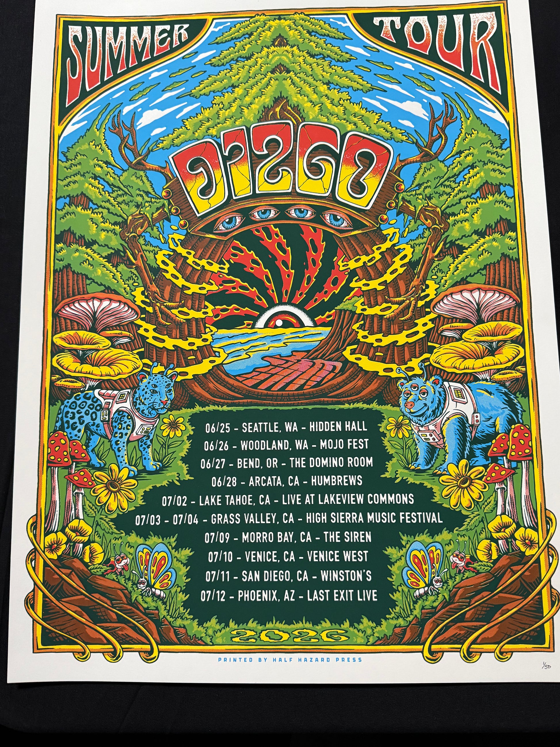 2026 West Coast Tour Print