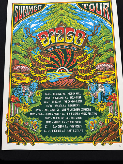 2026 West Coast Tour Print