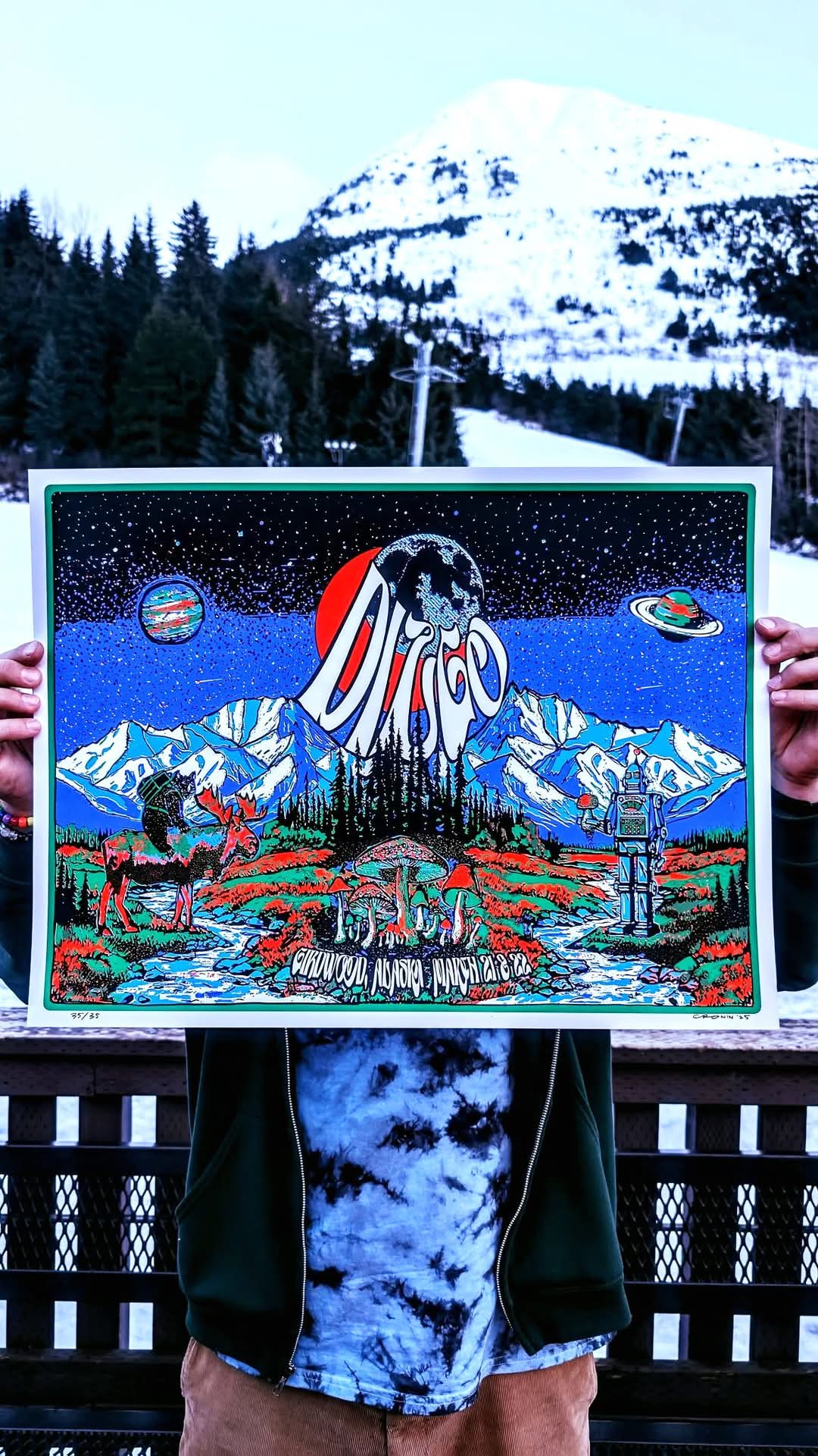 Dizgo Alaska Screen Print Poster