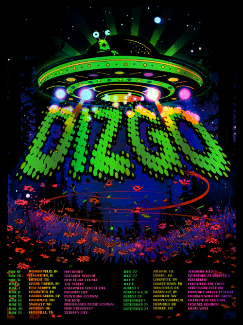 2024 Summer Tour UFO Print