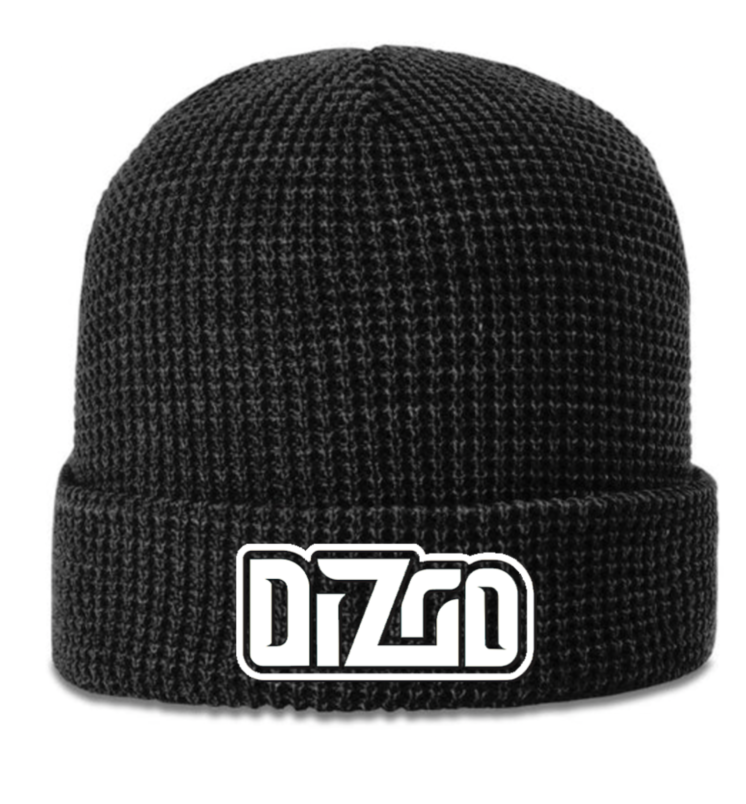 Round Logo Waffle Beanie