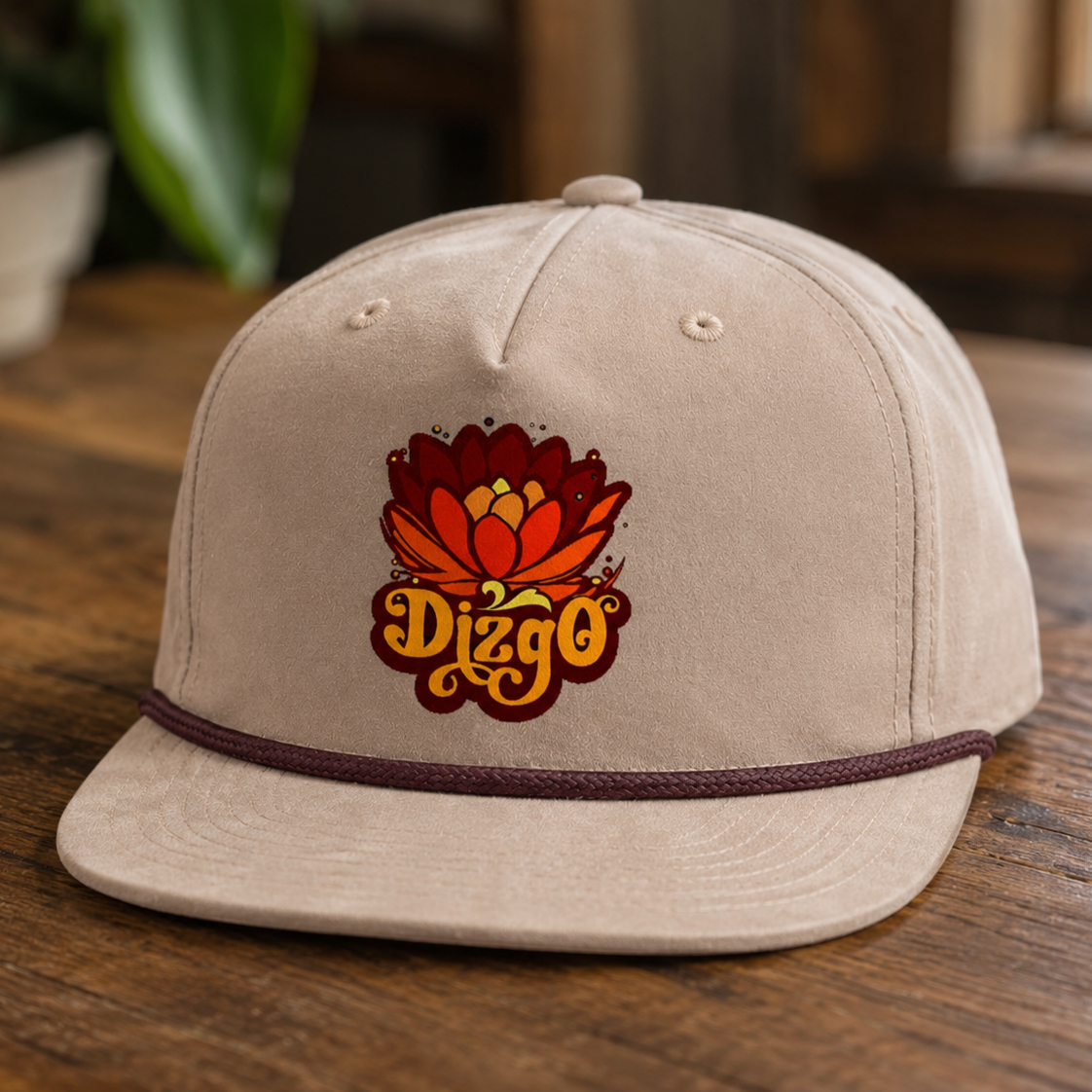 Lotus Flower Rope Hat