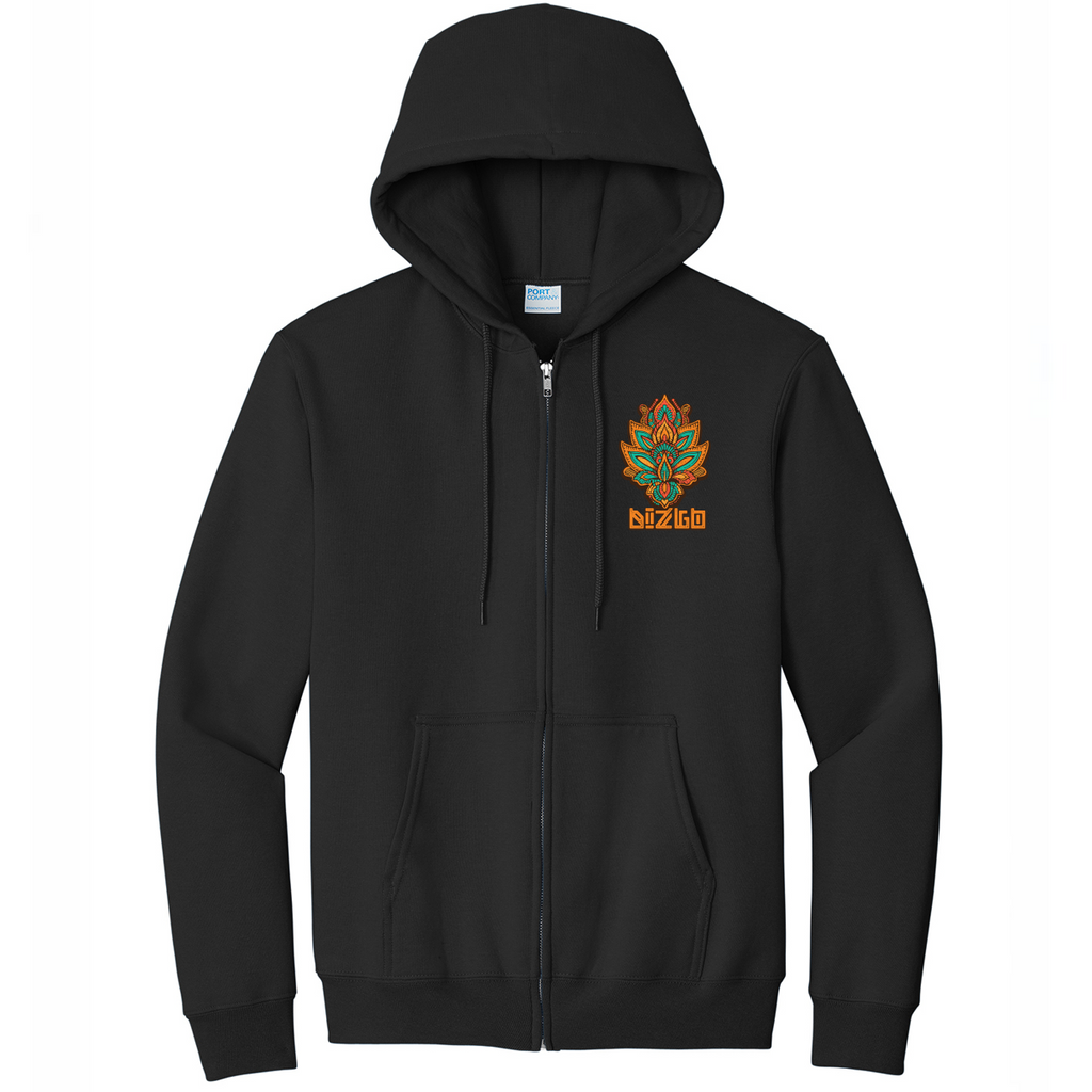 Batik Zip Up Hoodie