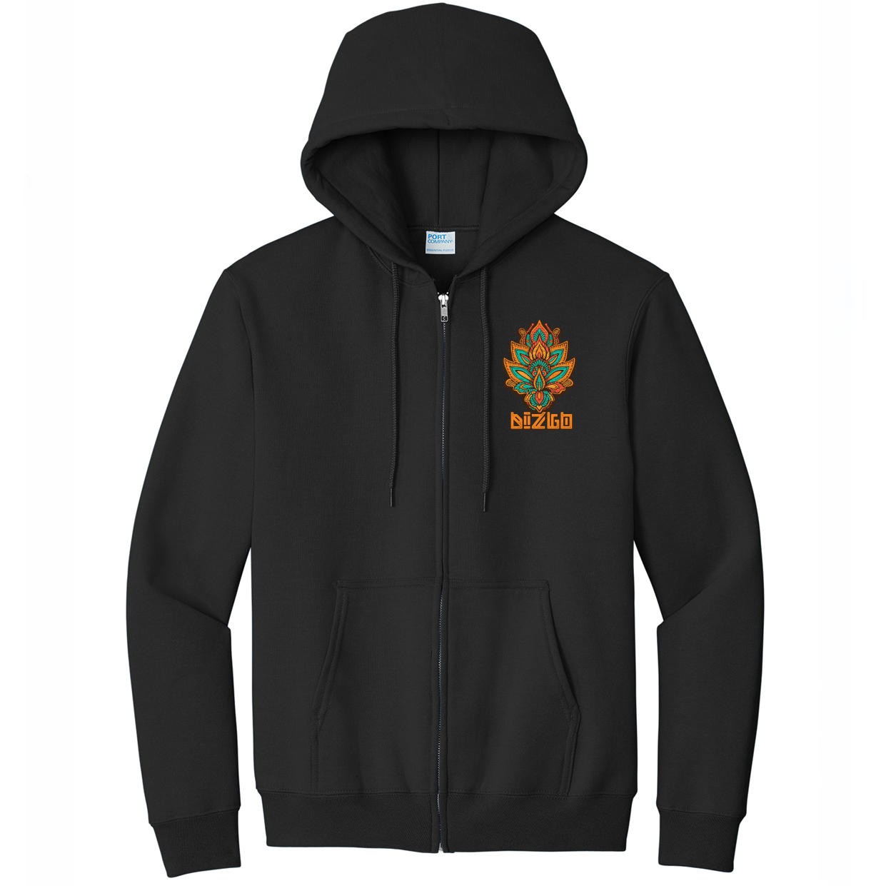 Batik Zip Up Hoodie